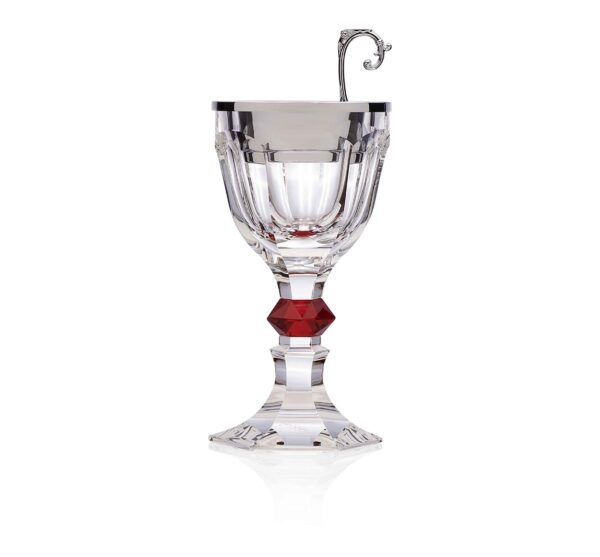 Clear Medkhan with Red Crystal Beads