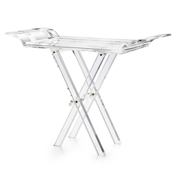 Rectangle Clear Tray Large with Acrylic Folding Stand - Image 2