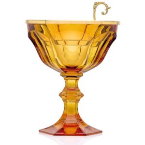 Crystal Goblet Amber Medkhan