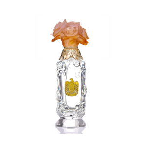 Rose Perfume Spray Bottle Amber and Pink with UAE logo (P.2)