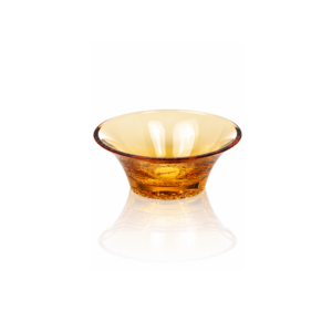 Decorative Round Bowl - Amber